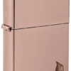 Armor® High Polish Rose Gold Flame Design