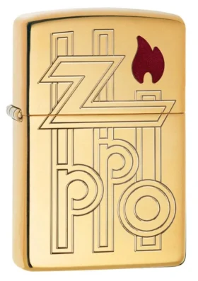 Armor® High Polished Brass Abstract Logo