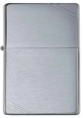 Brushed Chrome Vintage with Slashes