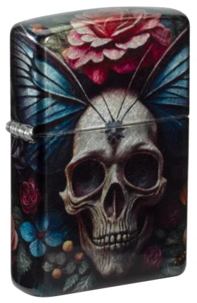 Butterfly Skull Design