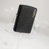 Classic Black Crackle® Zippo Logo