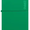 Classic Grass Green Matte Zippo Logo