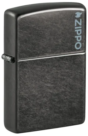 classic grey zippo logo 1 280x434 - Classic Grey Zippo Logo