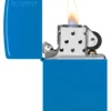 Classic Sky Blue Matte Zippo Logo