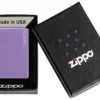Classic Smoky Lavender Zippo Logo