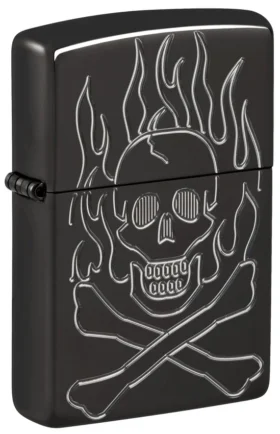 Flaming Skull Design