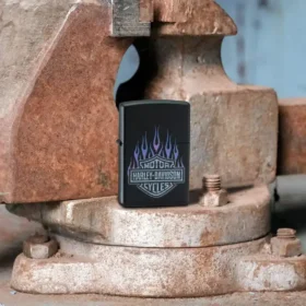 Harley-Davidson® Purple Flames Design