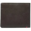 Mocha Leather Wallet- Anchor Metal Plate Design