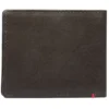 Mocha Leather Wallet- Anchor Metal Plate Design